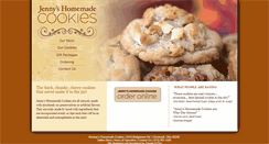 Desktop Screenshot of jennyshomemadecookies.com